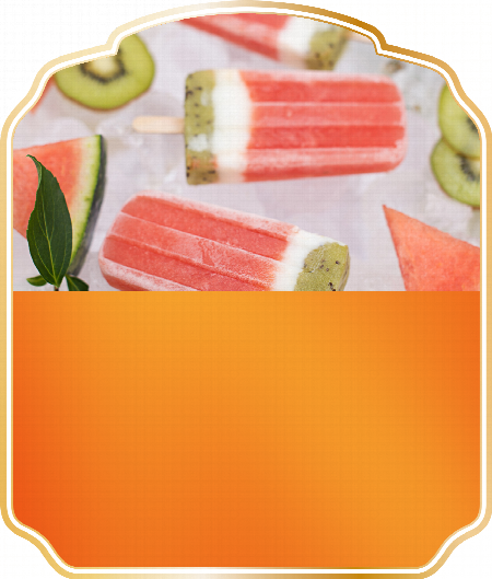 STROH melon popsicles - Gives Melon Popsicle a delicious twist 