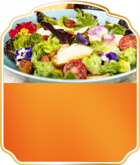 Colorful Salad with Sweet Potato Cubes - A salad for all senses