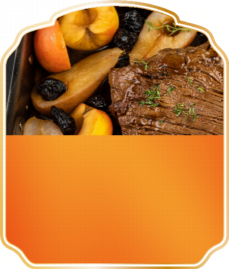 Roast venison with tipsy fruits -  Make the Side Dish the Main Attraction