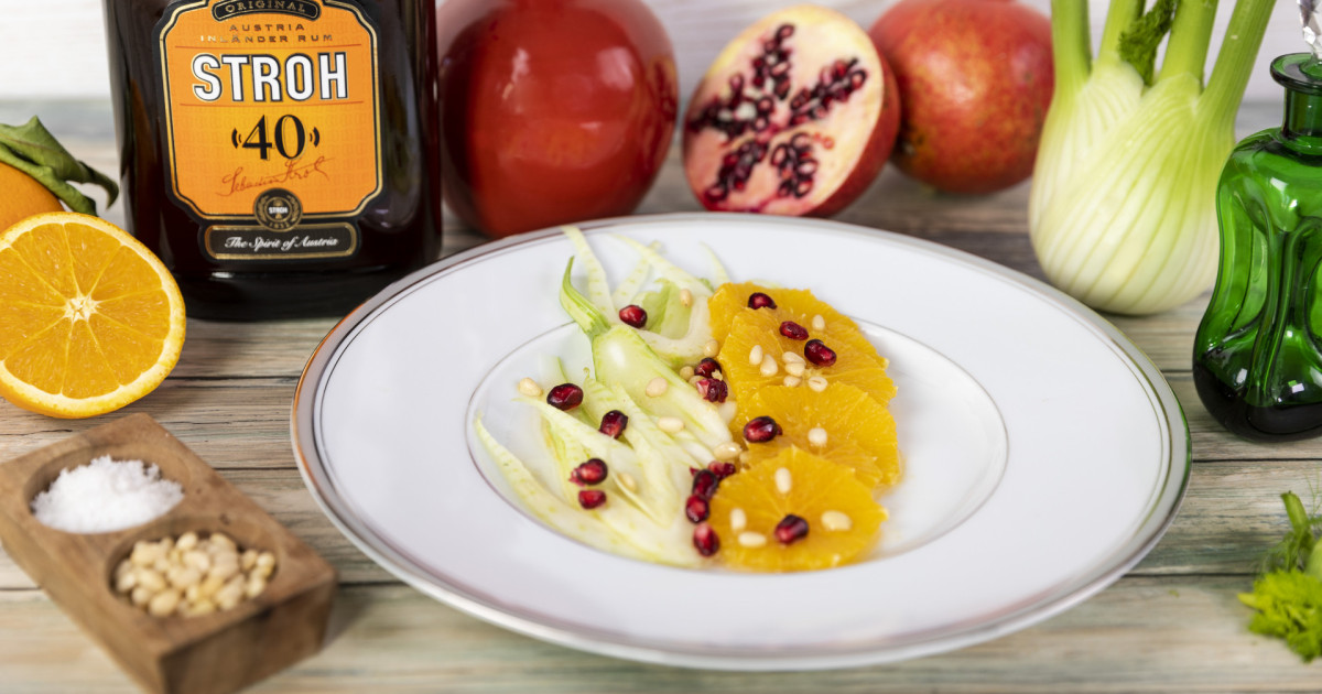 STROH Recipes: Orange Fennel Salad – Add a little STROH!