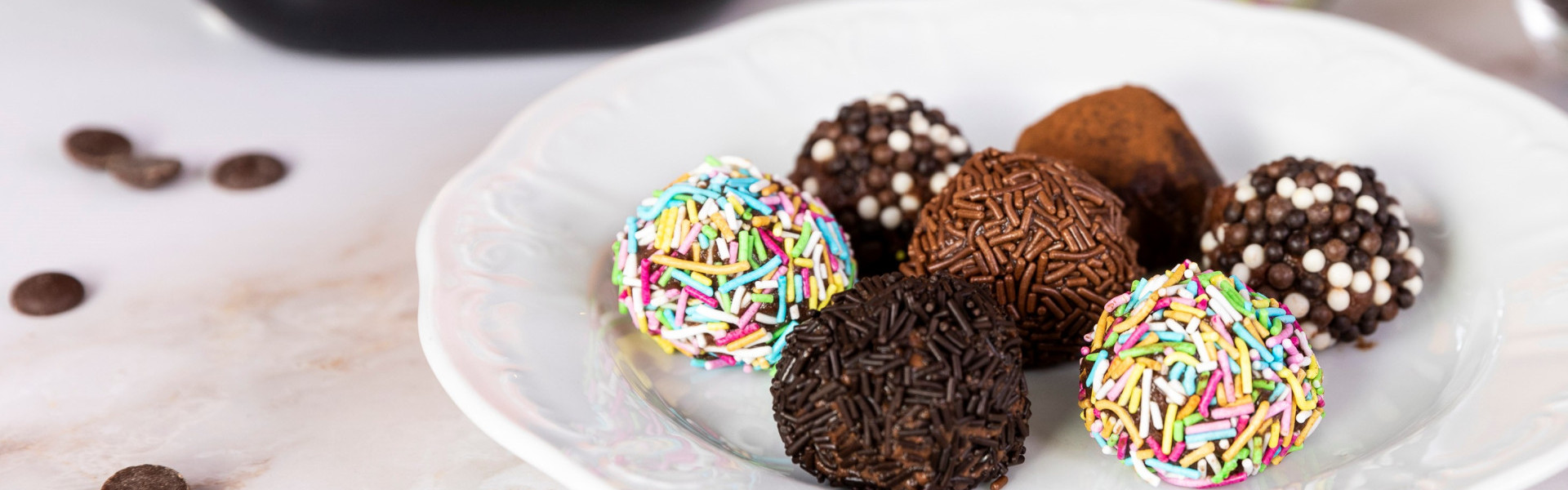 Iced Rum Truffles - Geeiste Rumkugeln