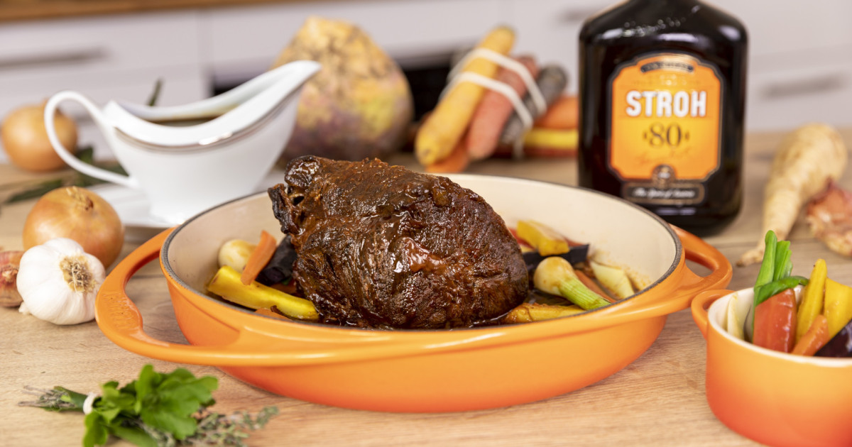 STROH Recipes: Roast Beef – Add a little STROH!