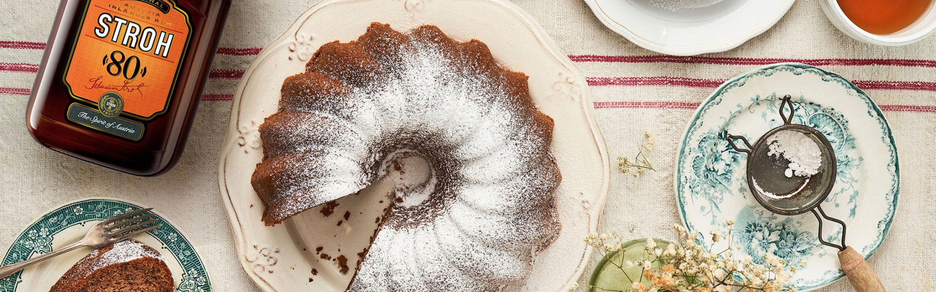 Schokolade-Nuss-Kuchen mit STROH