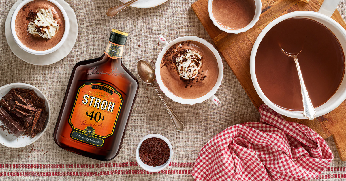 STROH Recipes: Hot Chocolate with STROH – Add a little STROH!