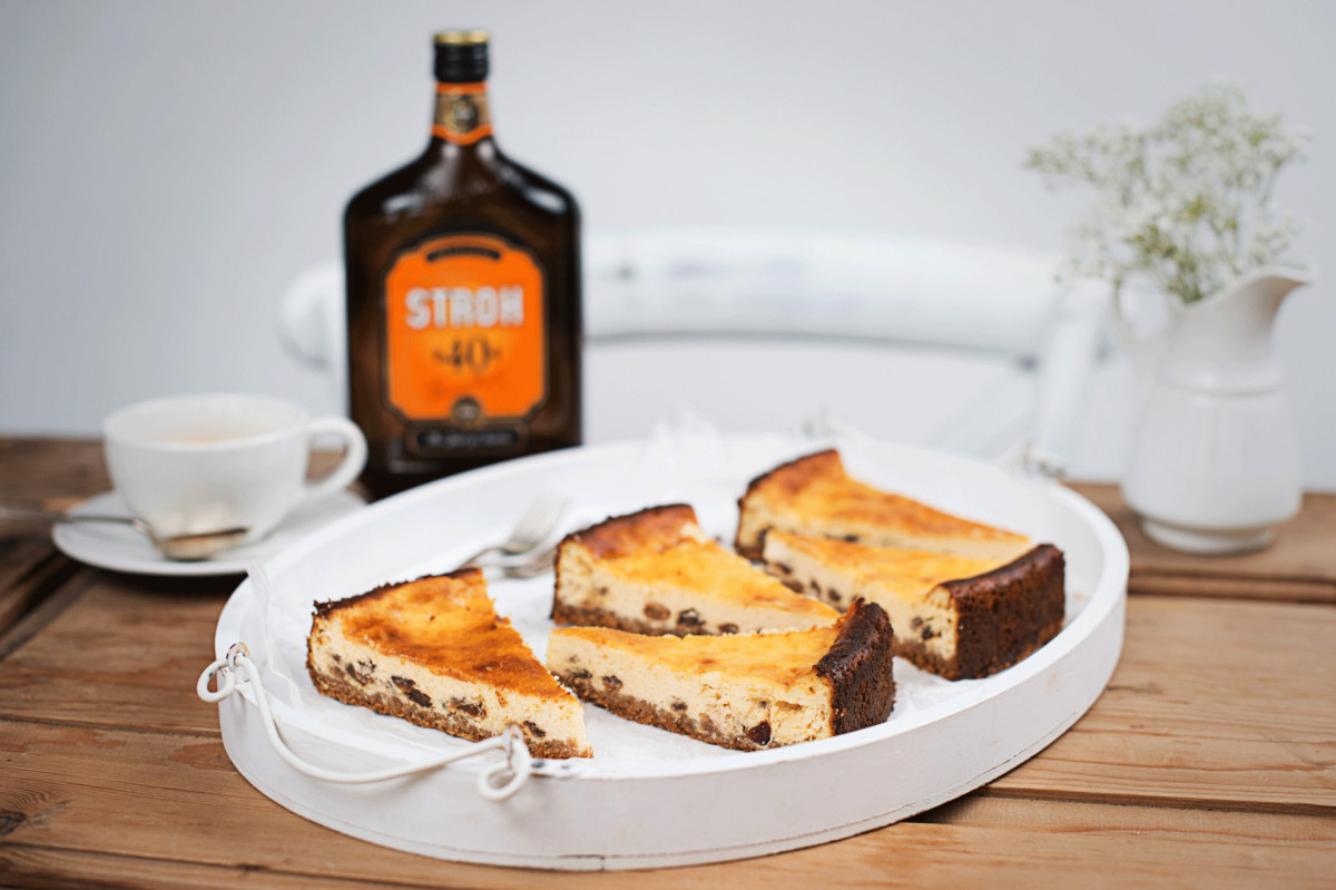 STROH Rumrosinen Cheesecake