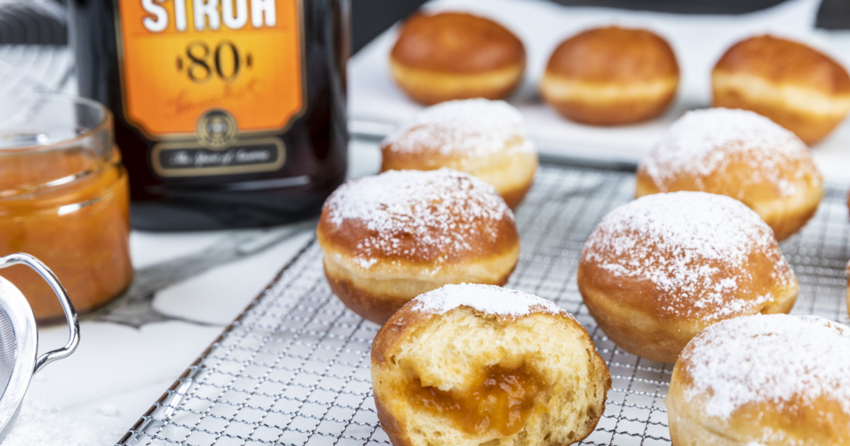 STROH Recipes: Jelly donuts – Add a little STROH!