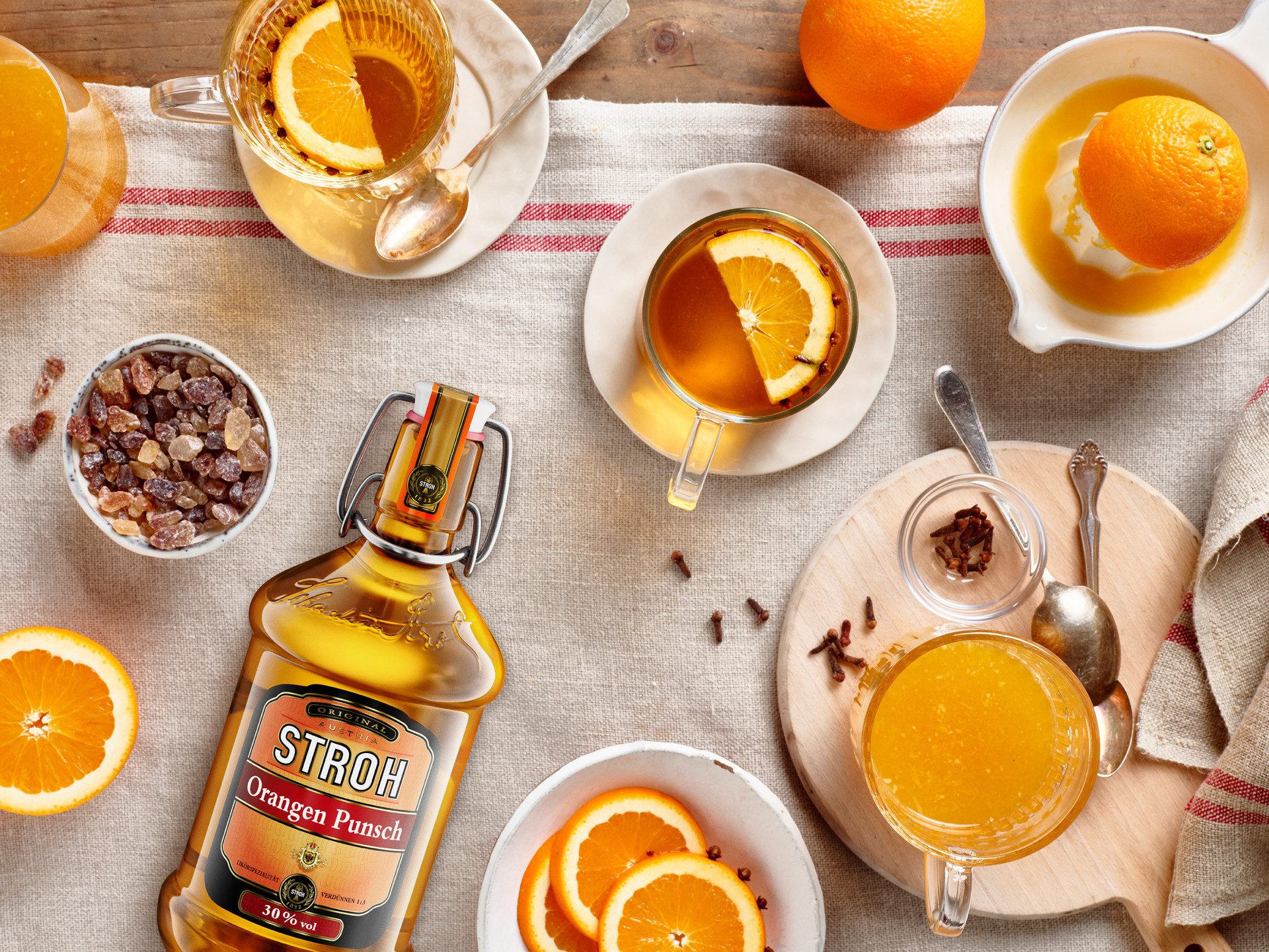 STROH Recipes: STROH Orangen Punsch – Add a little STROH!