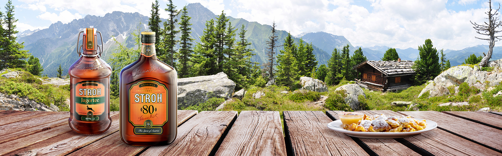 STROH im Sommer, Bild mit Kaiserschmarrn