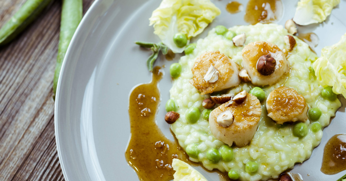 STROH Recipes: Seared Scallops with Rum Glaze – Add a little STROH!