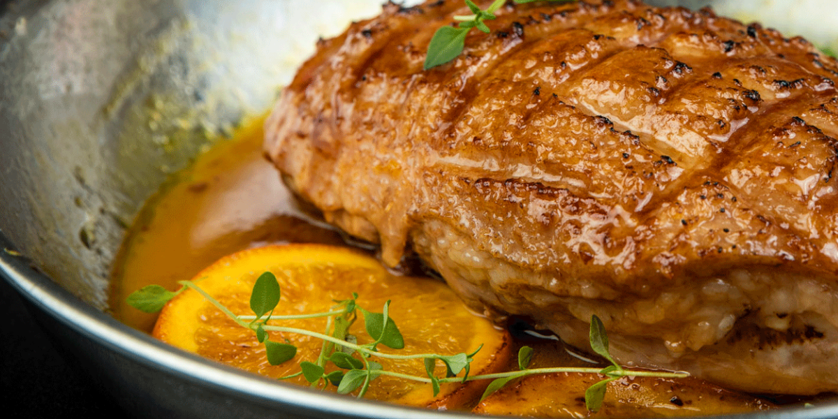 STROH Recipes: duck breast with red cabbage and chestnut – Add a little STROH!