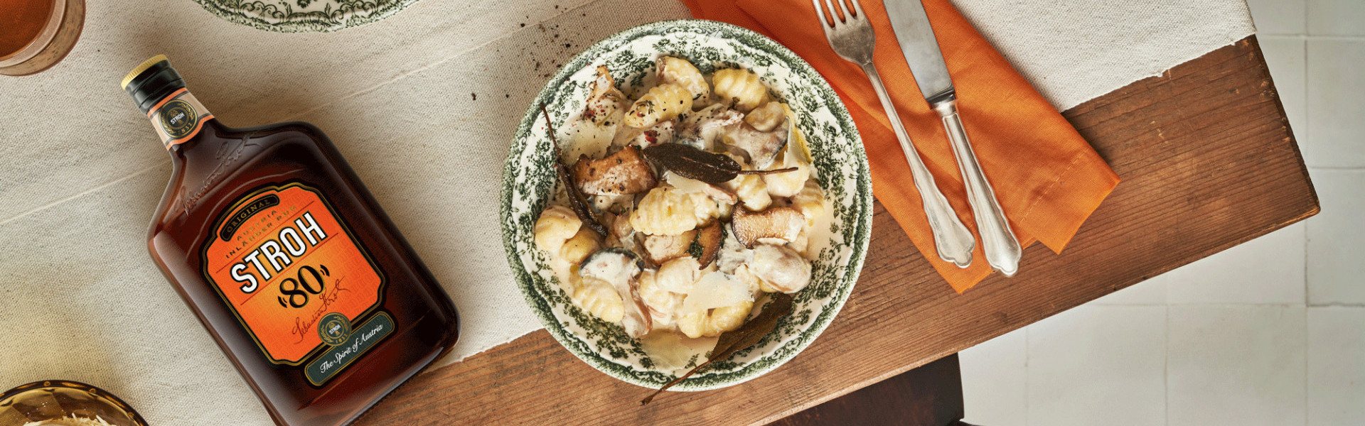 Kartoffel-Gnocchi mit aromatischer Pilzsauce