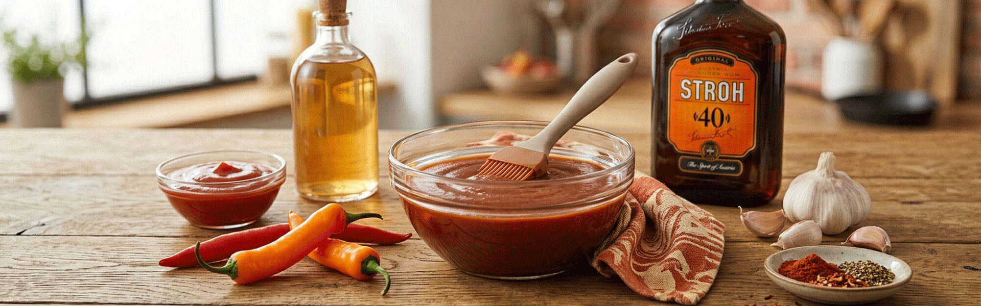 BBQ-Sauce mit STROH