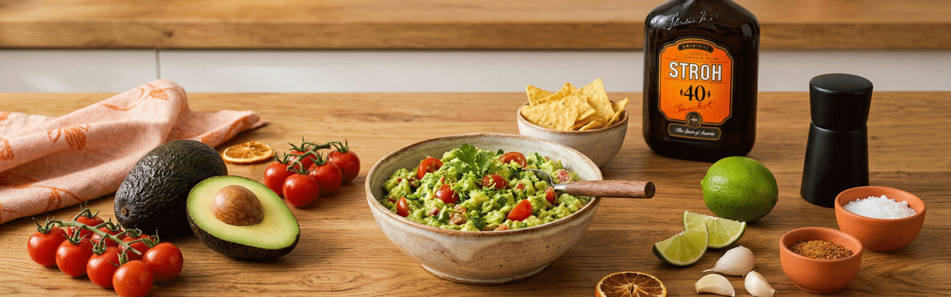 Guacamole mit STROH