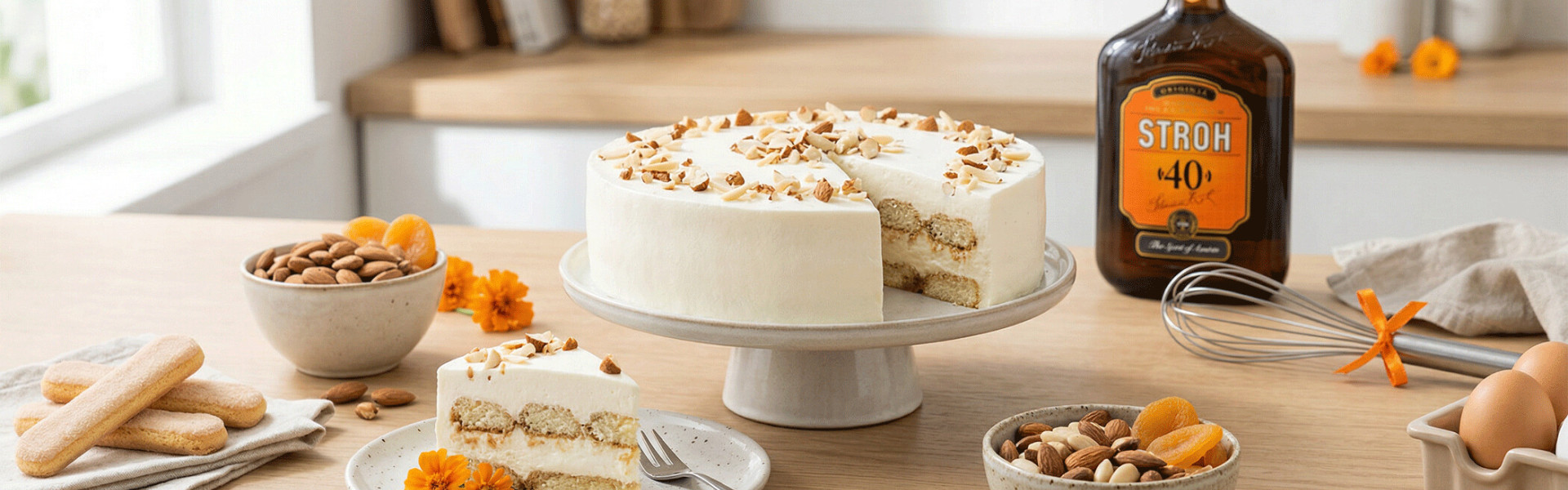 Malakoff Cake with STROH