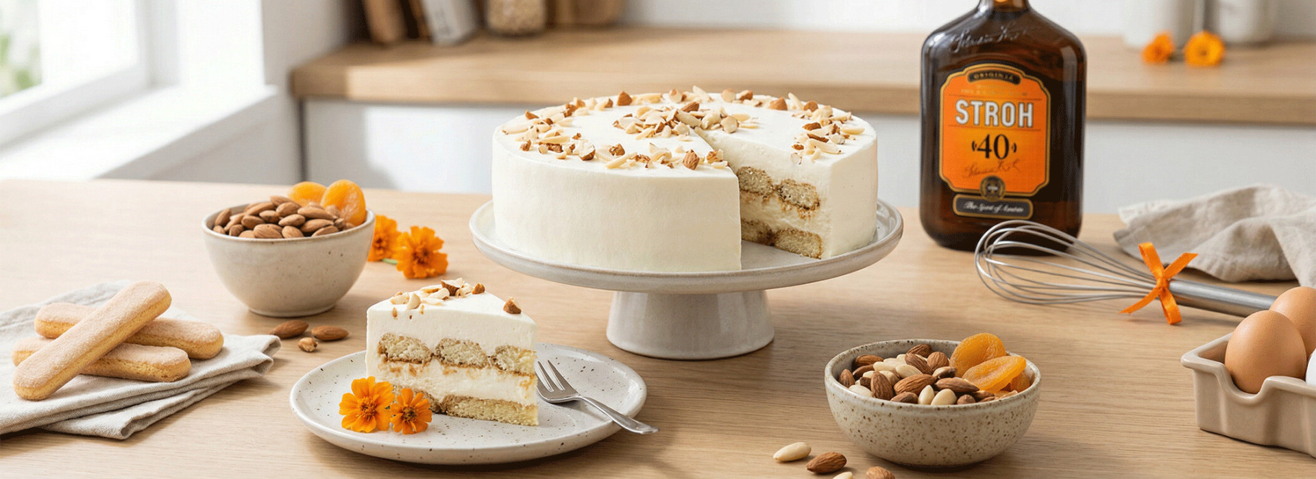 Malakoff Cake with STROH