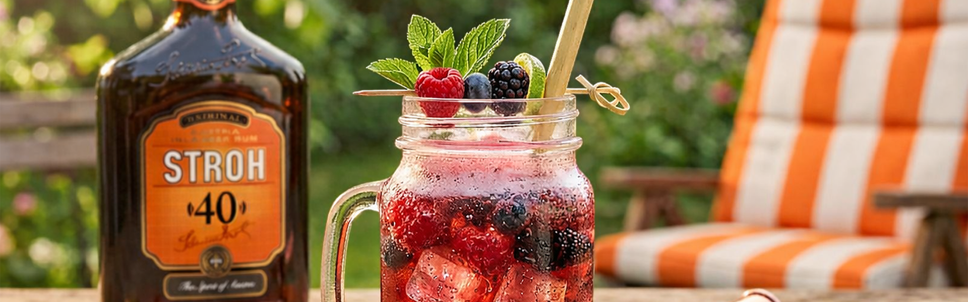 STROH Sommer-Punsch mit Beeren