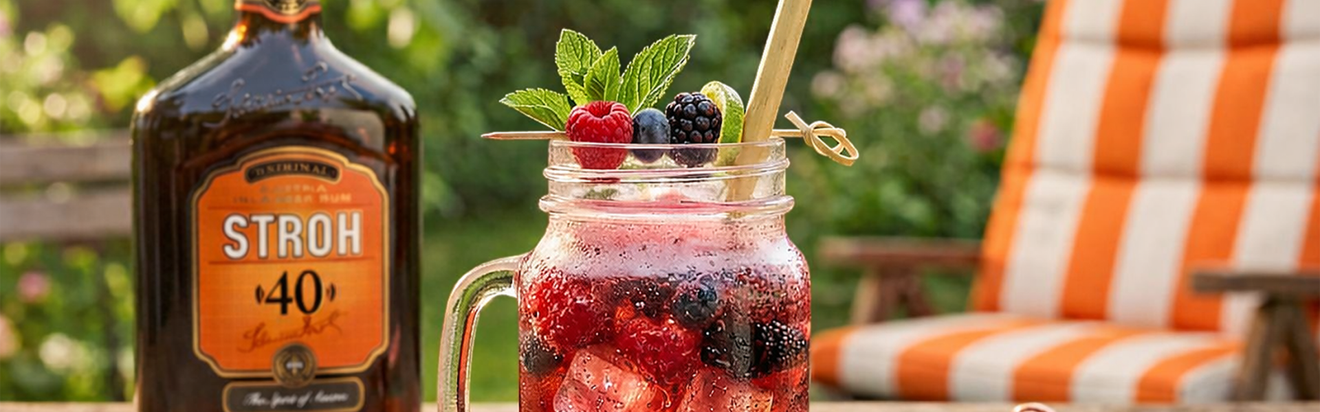 STROH Sommer-Punsch mit Beeren