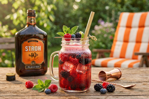 STROH Sommer-Punsch mit Beeren